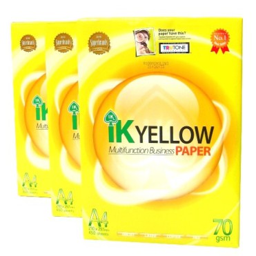 IK Yellow A4 Copy Paper