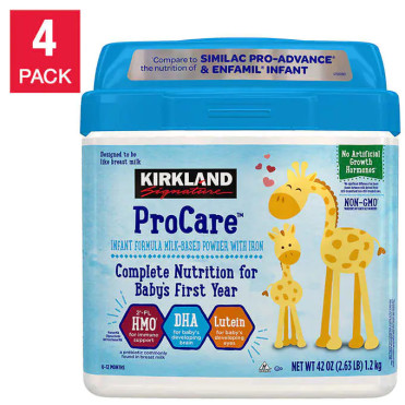 Kirkland Signature ProCare Non-GMO Infant Formula